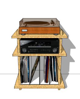 Elpee kast klein